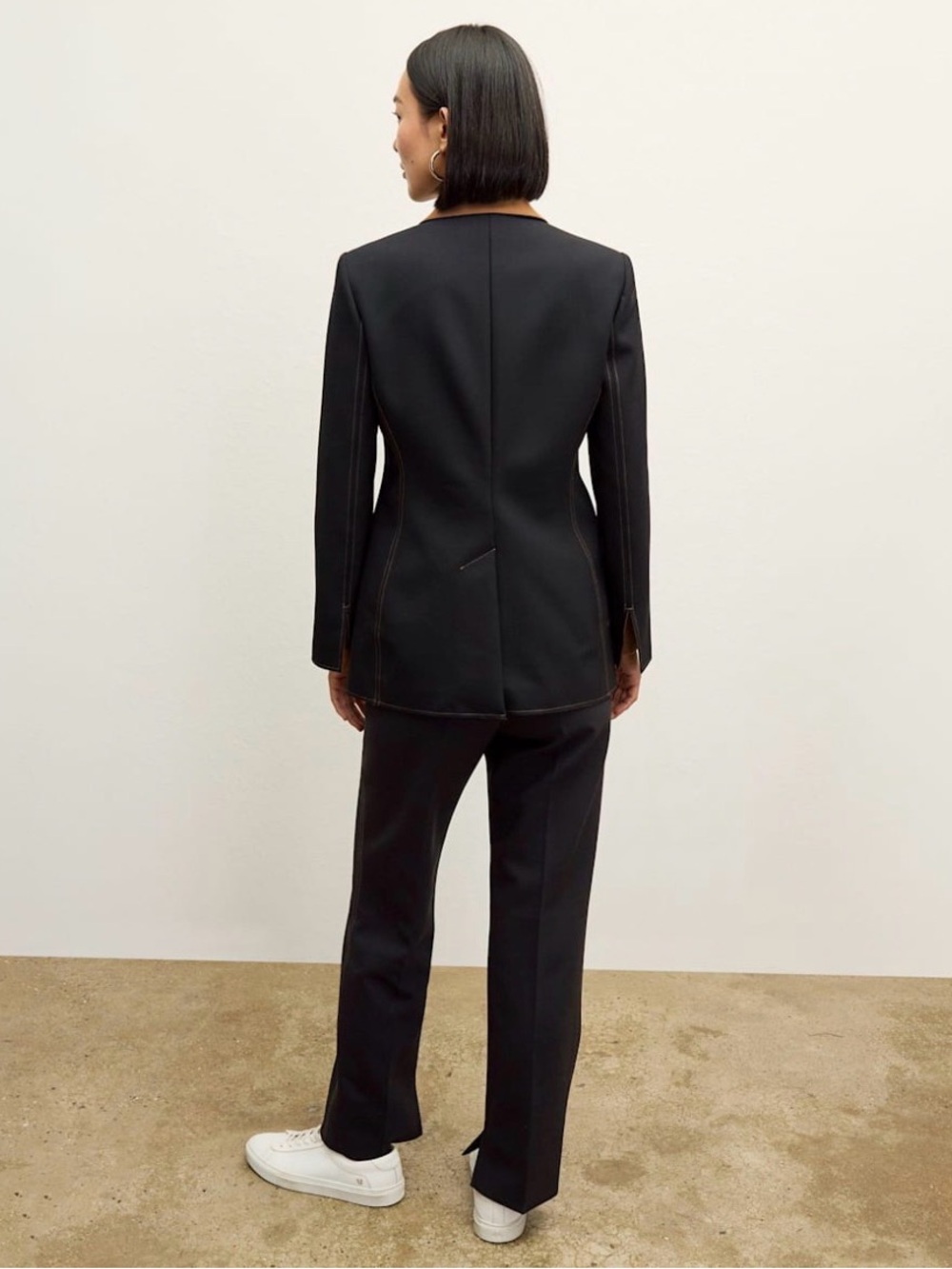 MM LaFleur The Sella Pant Black Luxe Wool - Picture 2 of 7